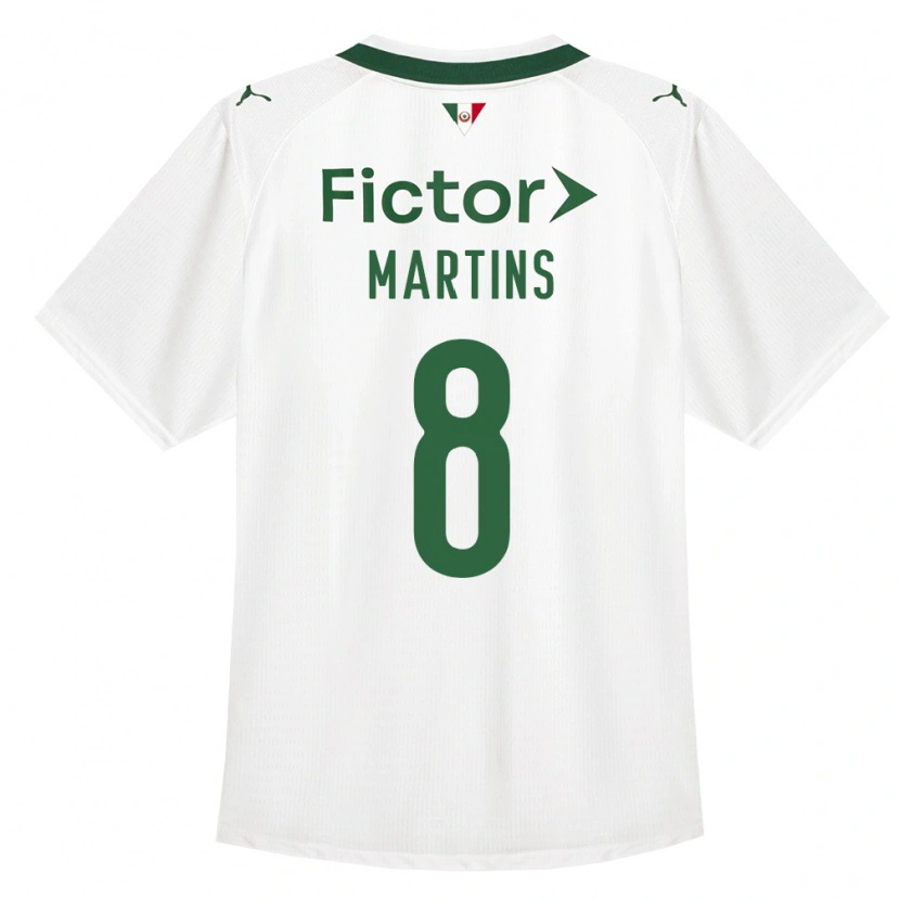 DanxenキッズDiany Martins#8緑白アウェイシャツ2026/27ジャージーユニフォーム