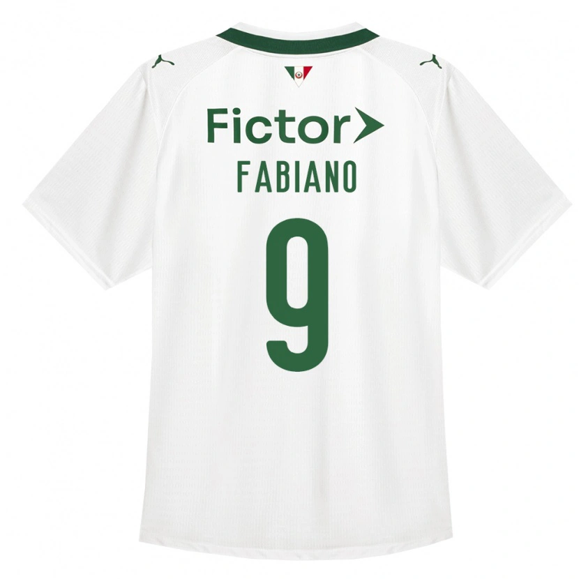DanxenキッズFabiano#9緑白アウェイシャツ2026/27ジャージーユニフォーム