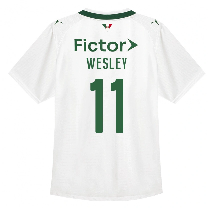 DanxenキッズWesley#11緑白アウェイシャツ2026/27ジャージーユニフォーム