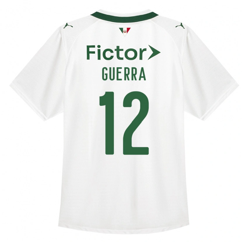 DanxenキッズHeitor Guerra#12緑白アウェイシャツ2026/27ジャージーユニフォーム