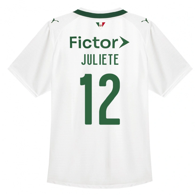 DanxenキッズJuliete#12緑白アウェイシャツ2026/27ジャージーユニフォーム