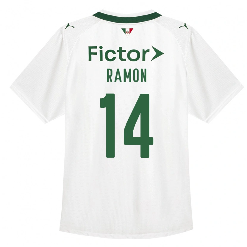 DanxenキッズLuccas Ramon#14緑白アウェイシャツ2026/27ジャージーユニフォーム