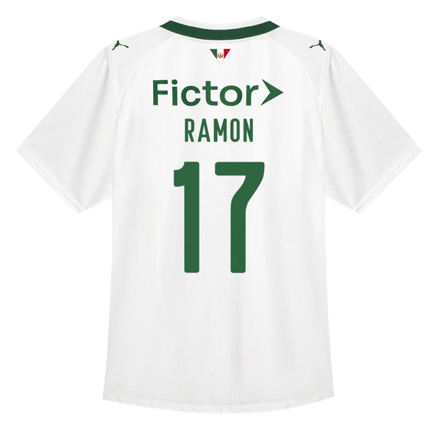 DanxenキッズRamon Riquelme#17緑白アウェイシャツ2026/27ジャージーユニフォーム
