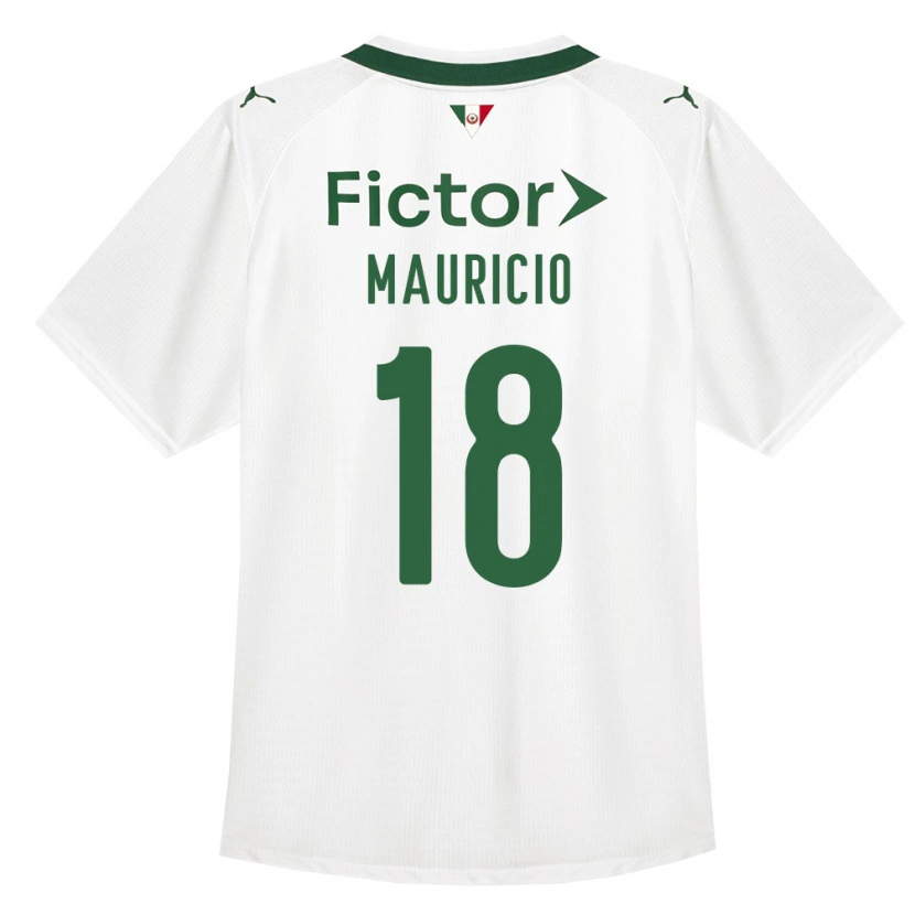 DanxenキッズMauricio#18緑白アウェイシャツ2026/27ジャージーユニフォーム