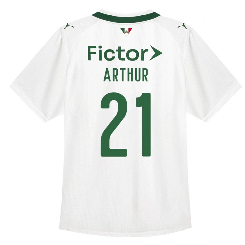 DanxenキッズLuis Arthur#21緑白アウェイシャツ2026/27ジャージーユニフォーム