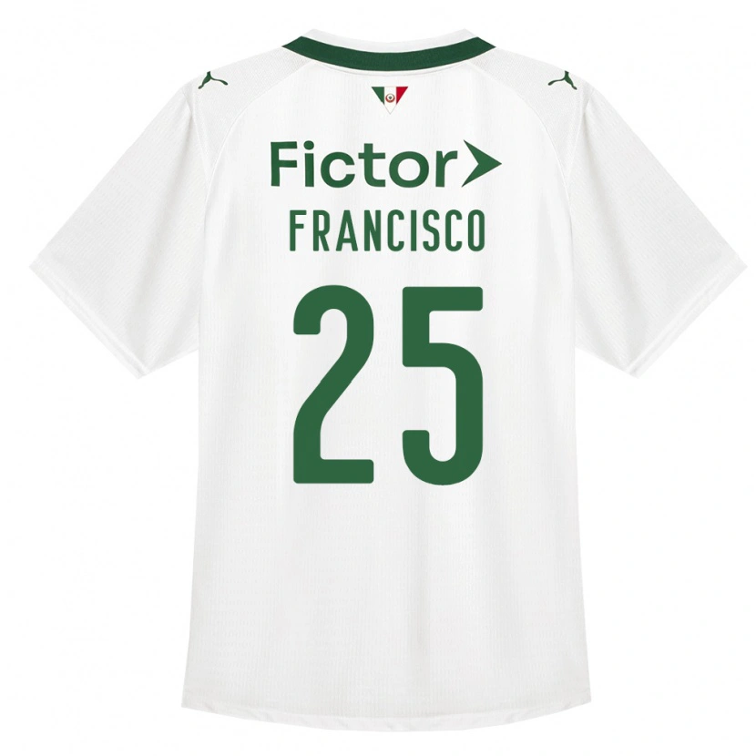 DanxenキッズJuan Francisco#25緑白アウェイシャツ2026/27ジャージーユニフォーム