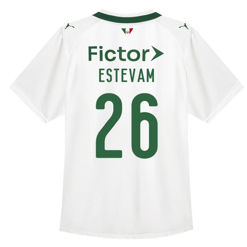 DanxenキッズLaís Estevam#26緑白アウェイシャツ2026/27ジャージーユニフォーム