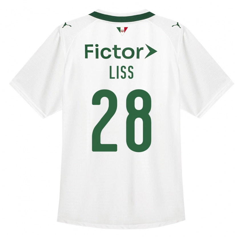 DanxenキッズVictória Liss#28緑白アウェイシャツ2026/27ジャージーユニフォーム