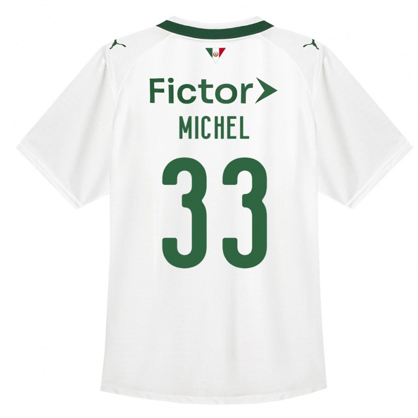 DanxenキッズMichel#33緑白アウェイシャツ2026/27ジャージーユニフォーム