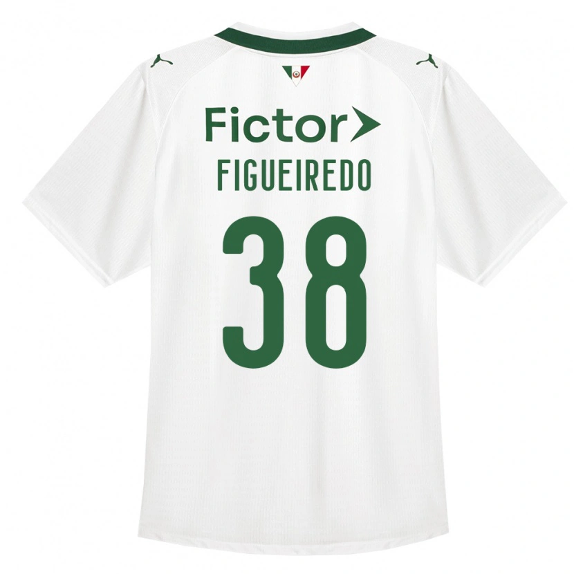 DanxenキッズFigueiredo#38緑白アウェイシャツ2026/27ジャージーユニフォーム