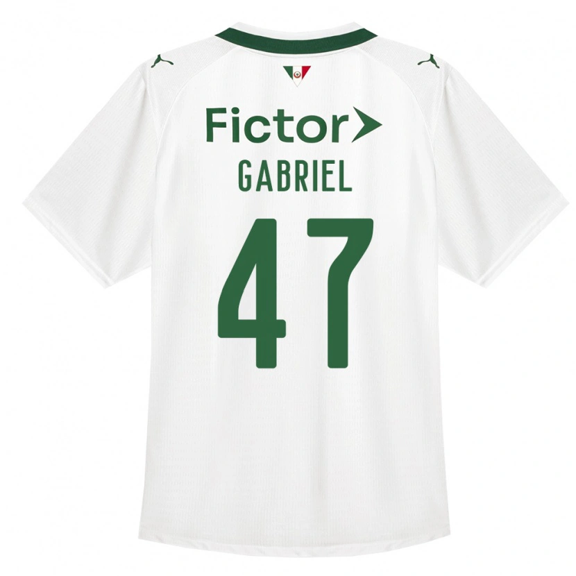 DanxenキッズVictor Gabriel#47緑白アウェイシャツ2026/27ジャージーユニフォーム