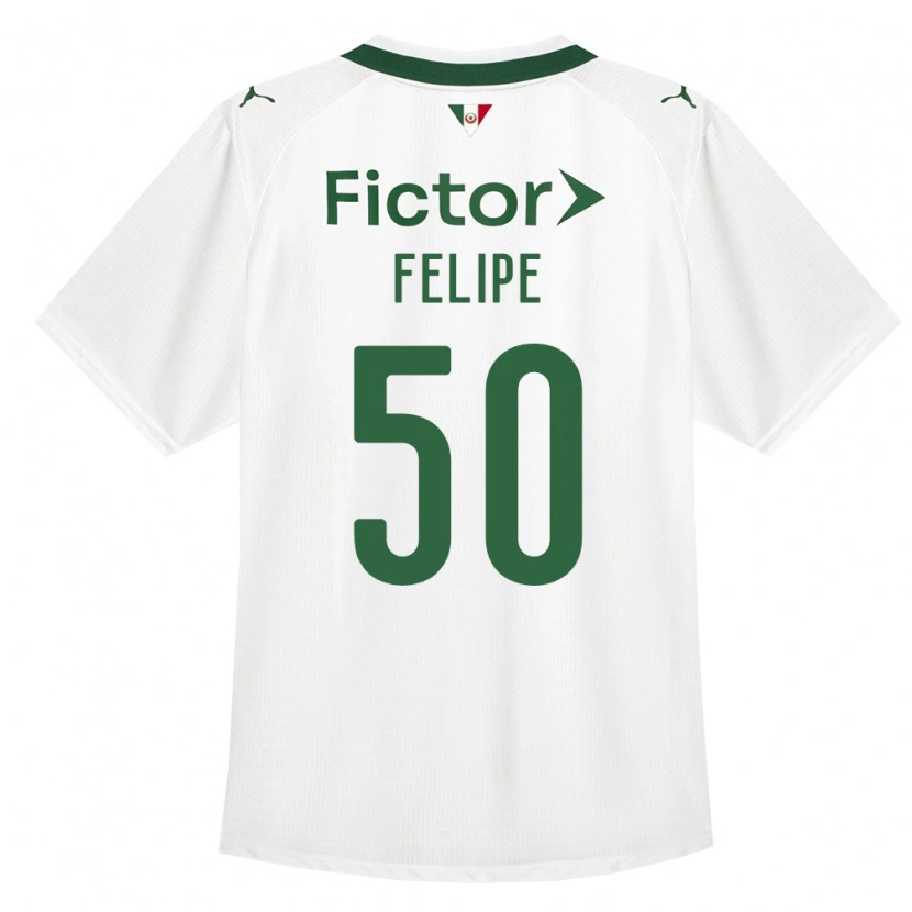 Danxenキッズルイス・フェリペ・ラモス・マルチ#50緑白アウェイシャツ2026/27ジャージーユニフォーム