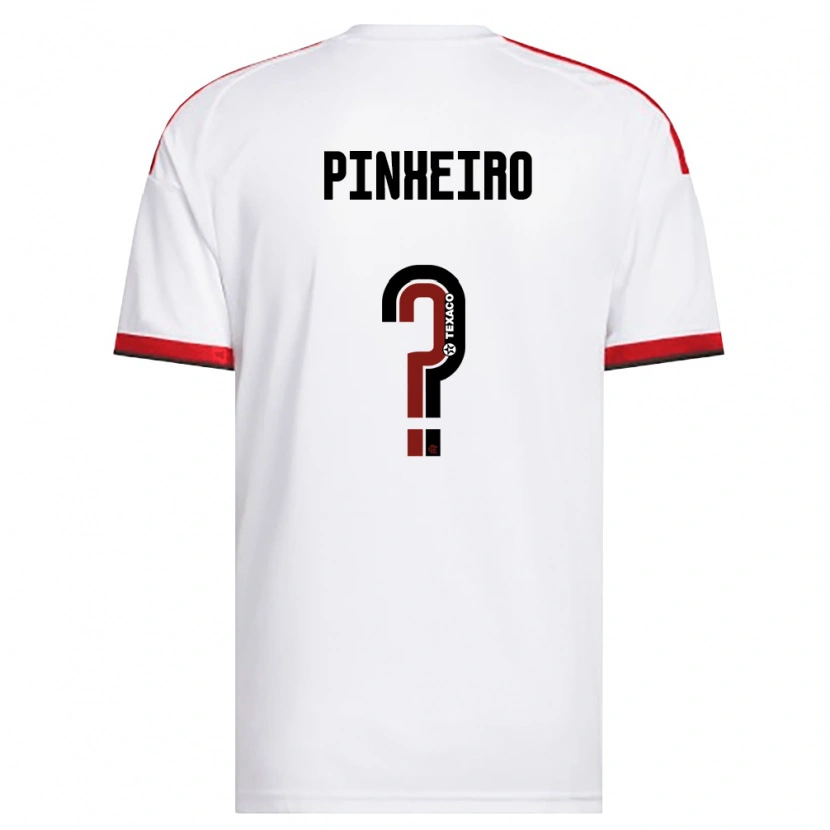DanxenキッズEnzo Pinheiro#0白赤黒アウェイシャツ2026/27ジャージーユニフォーム