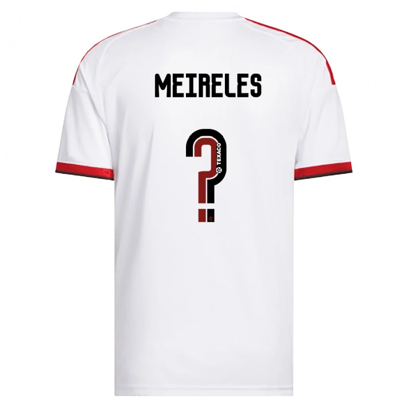 DanxenキッズLu Meireles#0白赤黒アウェイシャツ2026/27ジャージーユニフォーム