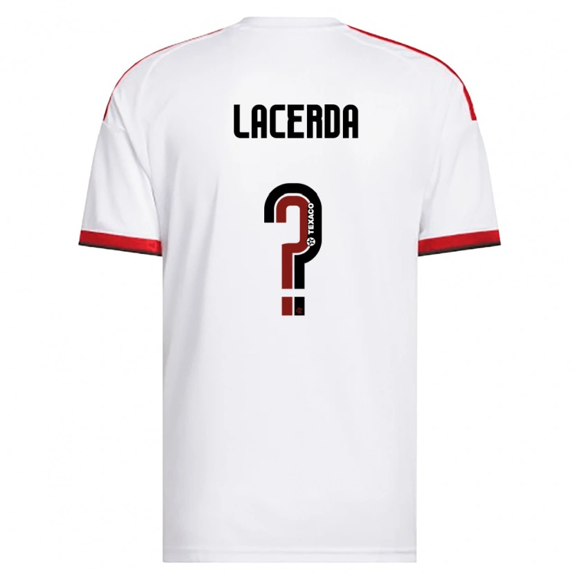 DanxenキッズThalita Lacerda#0白赤黒アウェイシャツ2026/27ジャージーユニフォーム