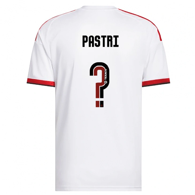 DanxenキッズGiovanni Pastri#0白赤黒アウェイシャツ2026/27ジャージーユニフォーム