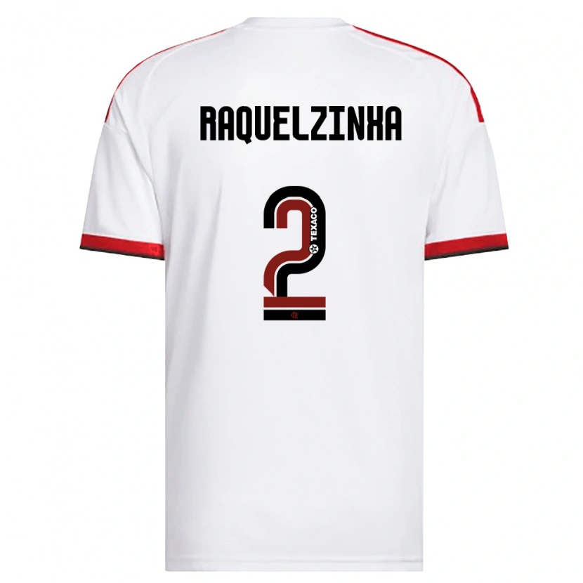 DanxenキッズRaquelzinha#2白赤黒アウェイシャツ2026/27ジャージーユニフォーム
