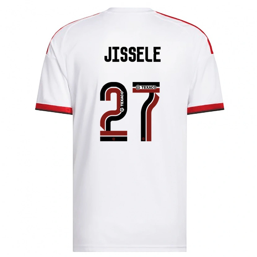 DanxenキッズJissele#27白赤黒アウェイシャツ2026/27ジャージーユニフォーム