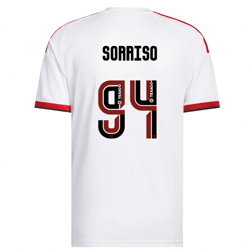 DanxenキッズSorriso#94白赤黒アウェイシャツ2026/27ジャージーユニフォーム