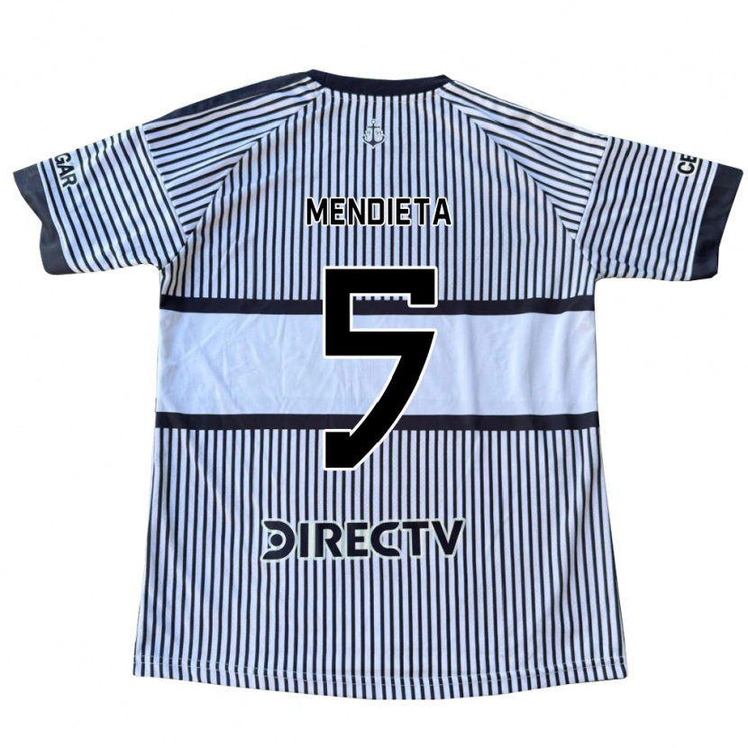 DanxenキッズJulián Mendieta#5白黒黄アウェイシャツ2026/27ジャージーユニフォーム