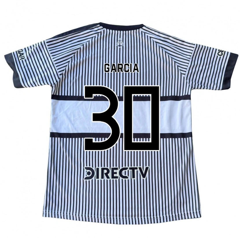 DanxenキッズJavier García#30白黒黄アウェイシャツ2026/27ジャージーユニフォーム