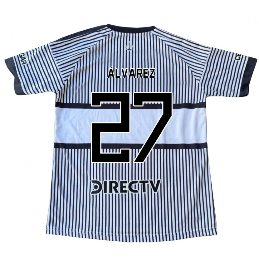 DanxenキッズVioleta Álvarez#27白黒黄アウェイシャツ2026/27ジャージーユニフォーム