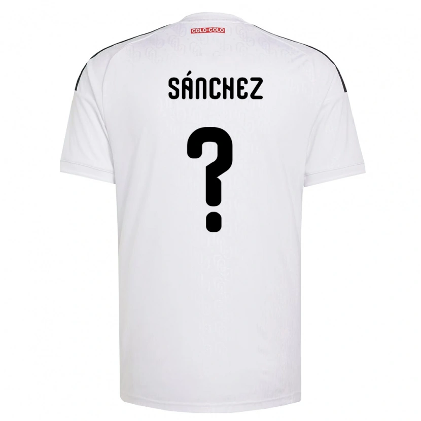 DanxenメンズBastian Sánchez#0白黒ホームシャツ2026/27ジャージーユニフォーム