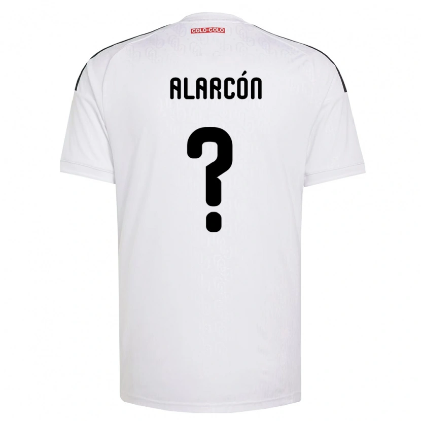 DanxenメンズDanilo Alarcón#0白黒ホームシャツ2026/27ジャージーユニフォーム