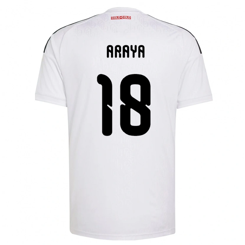DanxenメンズBenjamín Araya#18白黒ホームシャツ2026/27ジャージーユニフォーム