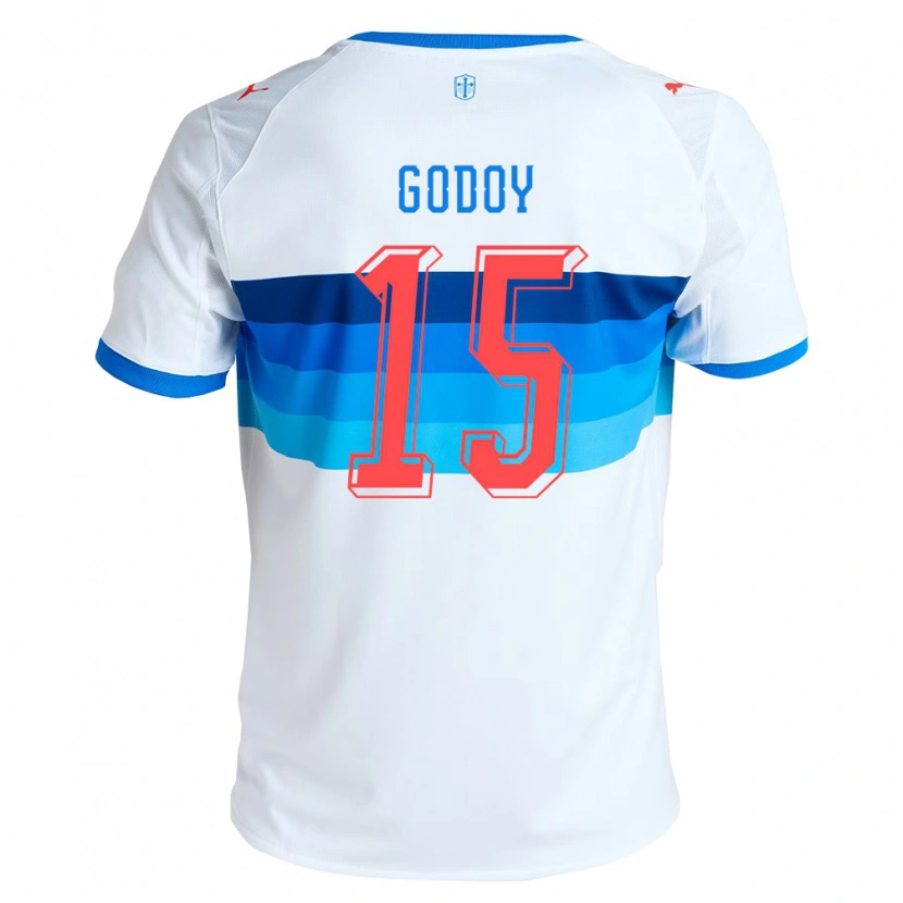 DanxenメンズMartín Godoy#15白空色ホームシャツ2026/27ジャージーユニフォーム