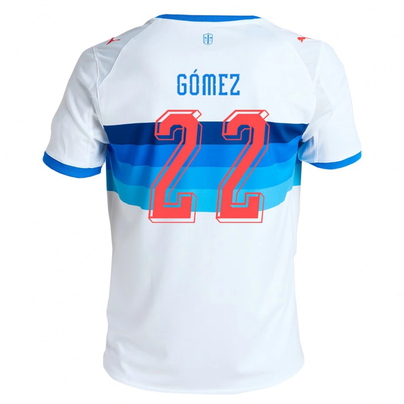 DanxenメンズMartin Gómez#22白空色ホームシャツ2026/27ジャージーユニフォーム