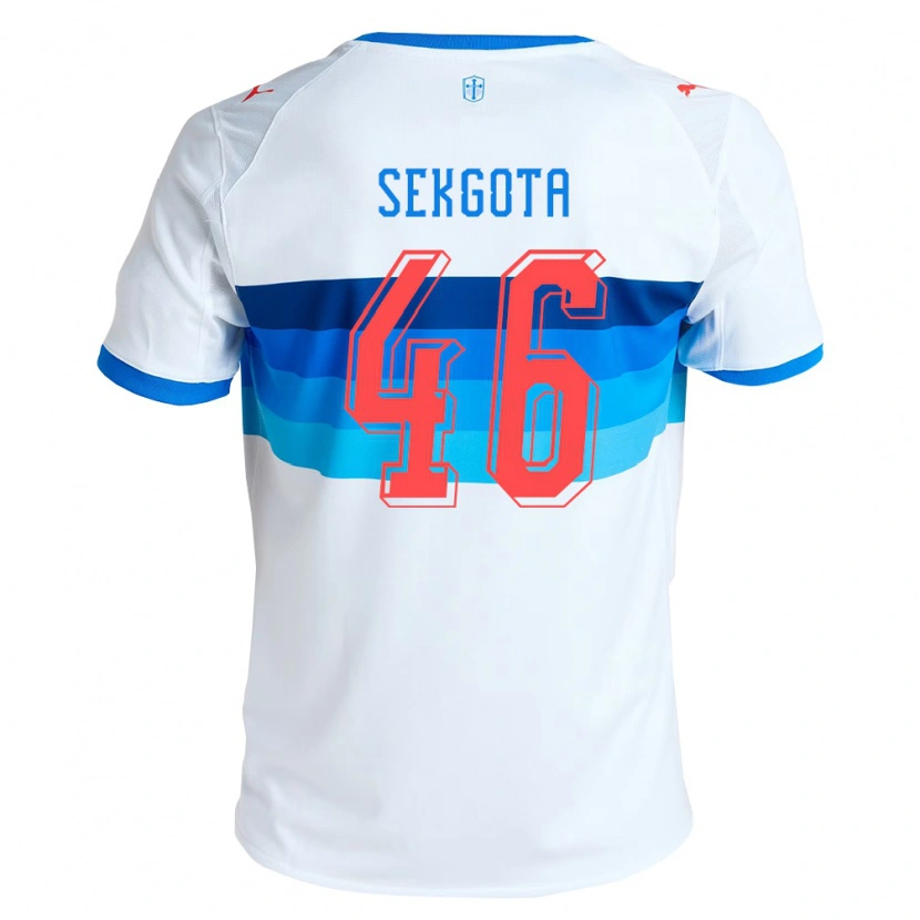 DanxenメンズJeffrey Sekgota#46白空色ホームシャツ2026/27ジャージーユニフォーム