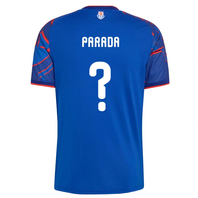DanxenメンズIgnacio Parada#0ロイヤルブルー赤ホームシャツ2026/27ジャージーユニフォーム