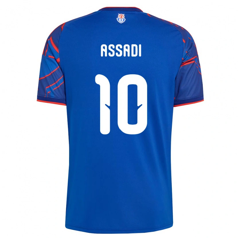 Danxenメンズルーカス・アサディ#10ロイヤルブルー赤ホームシャツ2026/27ジャージーユニフォーム