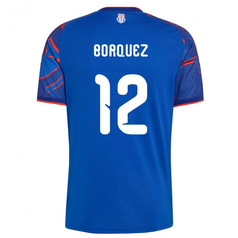DanxenメンズGabriela Bórquez#12ロイヤルブルー赤ホームシャツ2026/27ジャージーユニフォーム
