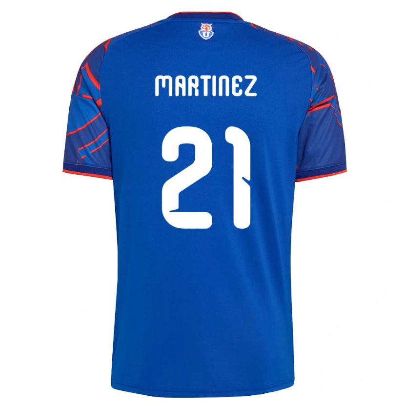 Danxenメンズマリア・マルティネス#21ロイヤルブルー赤ホームシャツ2026/27ジャージーユニフォーム