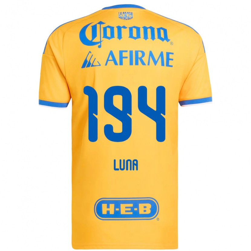 DanxenメンズJuan Luna#194黄色青ホームシャツ2026/27ジャージーユニフォーム