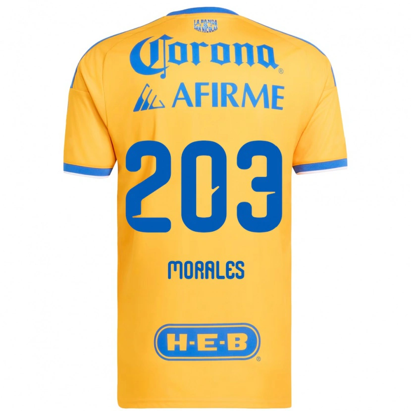 DanxenメンズCarlos Morales#203黄色青ホームシャツ2026/27ジャージーユニフォーム
