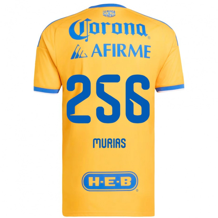 DanxenメンズMauricio Murias#256黄色青ホームシャツ2026/27ジャージーユニフォーム