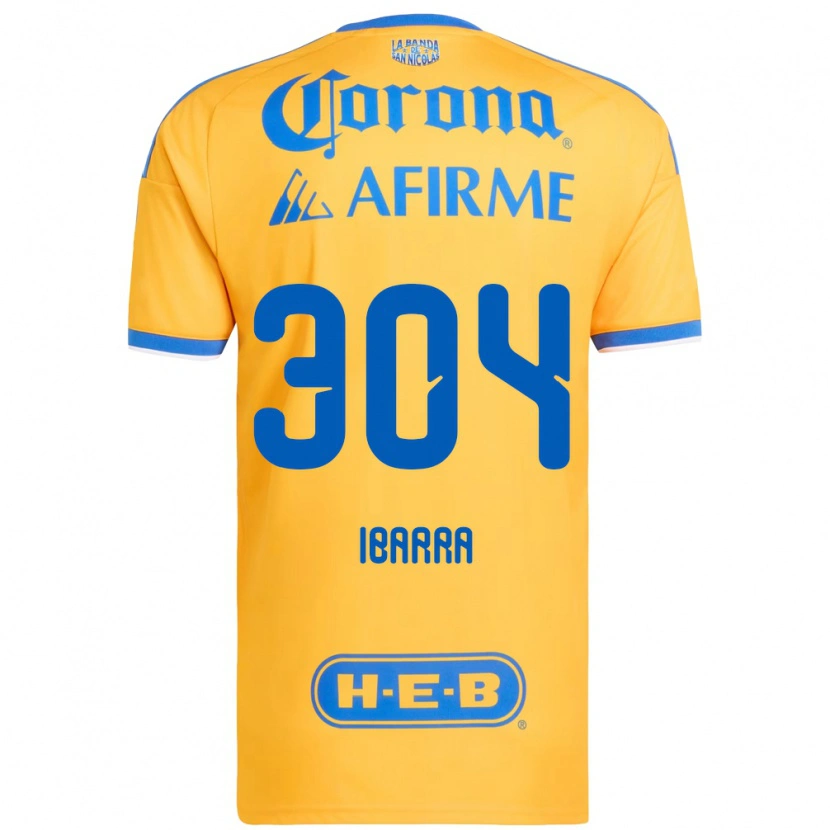 DanxenメンズLuis Ibarra#304黄色青ホームシャツ2026/27ジャージーユニフォーム