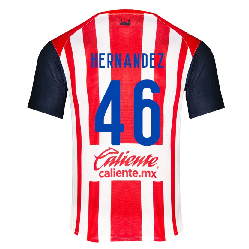 DanxenメンズCarlos Hernández#46赤黒白ホームシャツ2026/27ジャージーユニフォーム