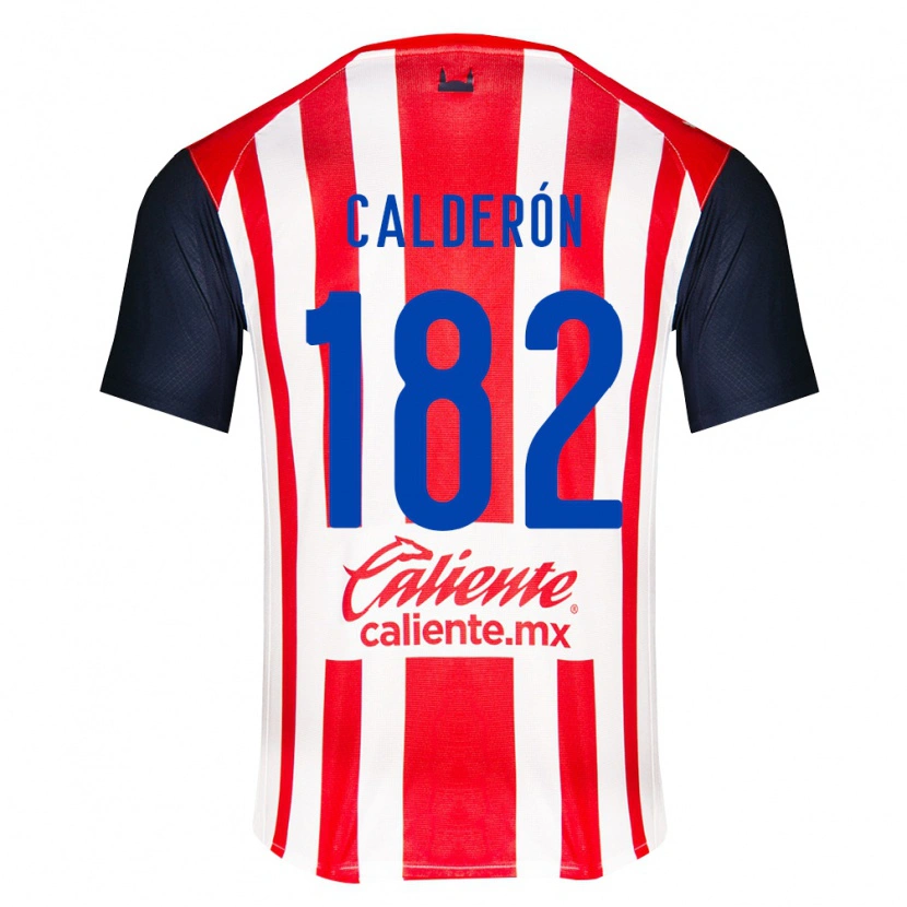 DanxenメンズLeonel Calderón#182赤黒白ホームシャツ2026/27ジャージーユニフォーム