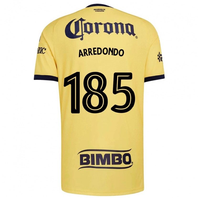 DanxenメンズAarón Arredondo#185黄赤黒ホームシャツ2026/27ジャージーユニフォーム