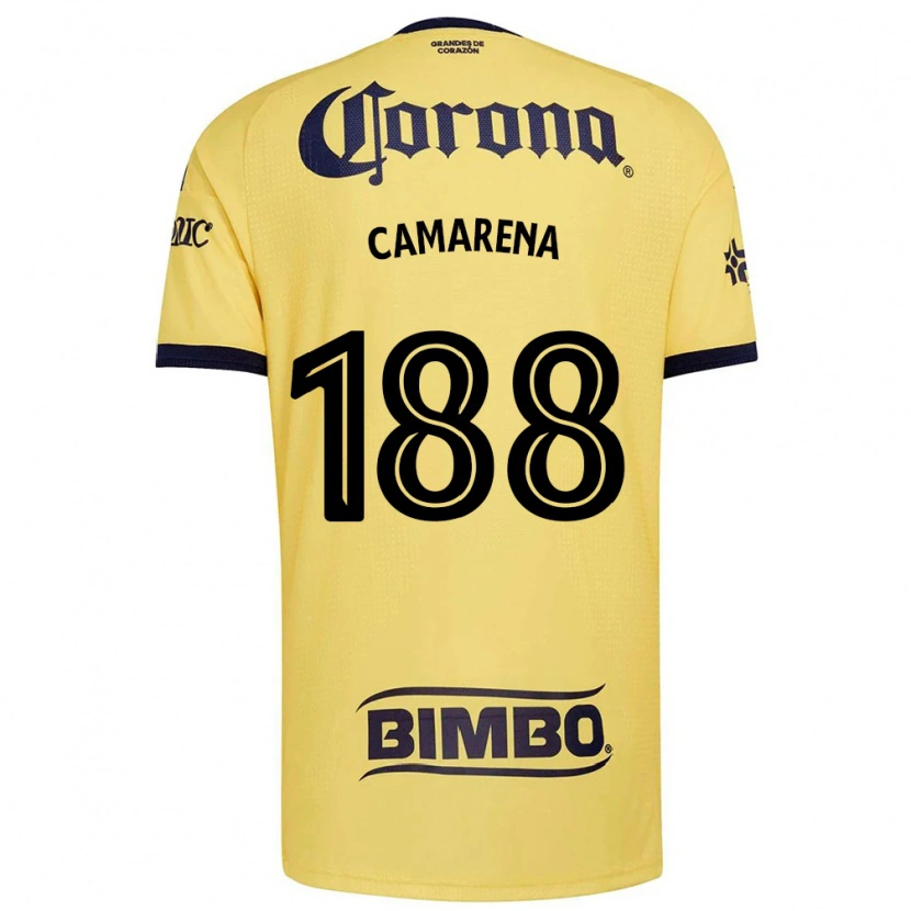 DanxenメンズSantiago Camarena#188黄赤黒ホームシャツ2026/27ジャージーユニフォーム