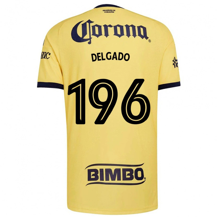 DanxenメンズGael Delgado#196黄赤黒ホームシャツ2026/27ジャージーユニフォーム