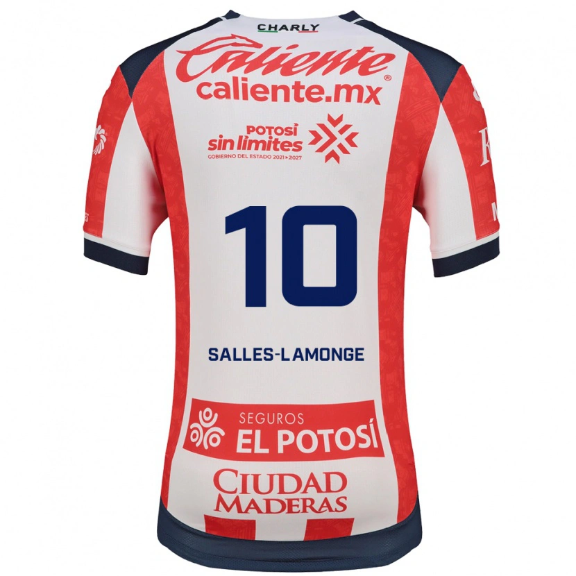 DanxenメンズSébastien Salles-Lamonge#10赤白黒ホームシャツ2026/27ジャージーユニフォーム