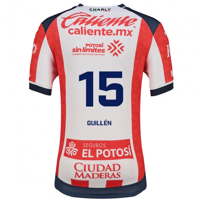 DanxenメンズDaniel Guillen#15赤白黒ホームシャツ2026/27ジャージーユニフォーム