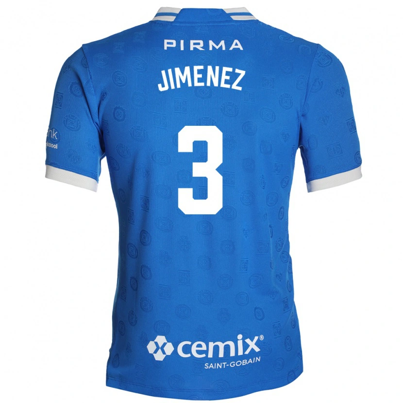 DanxenメンズJaiber Jimenez#3青白赤ホームシャツ2026/27ジャージーユニフォーム