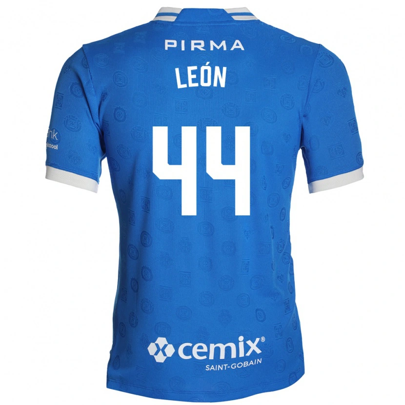 DanxenメンズCristhian León#44青白赤ホームシャツ2026/27ジャージーユニフォーム