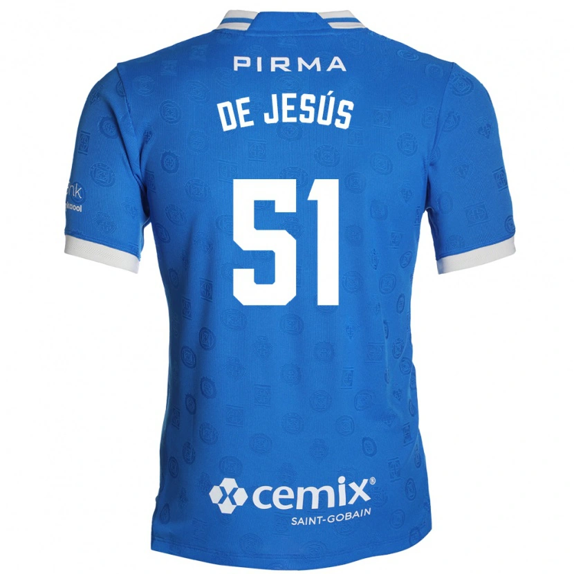 DanxenメンズLuis De Jesús#51青白赤ホームシャツ2026/27ジャージーユニフォーム
